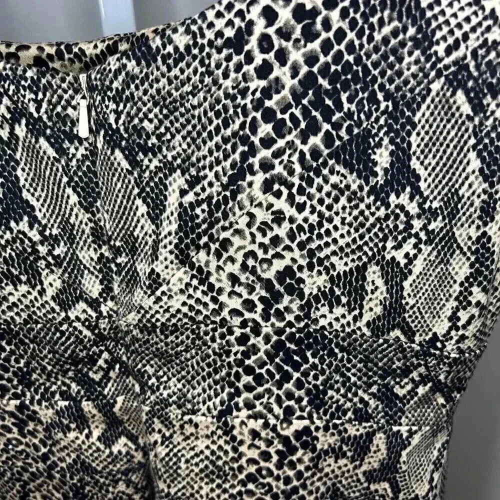 Michael Kors Size 4 Dress Snake Print Mini Tank